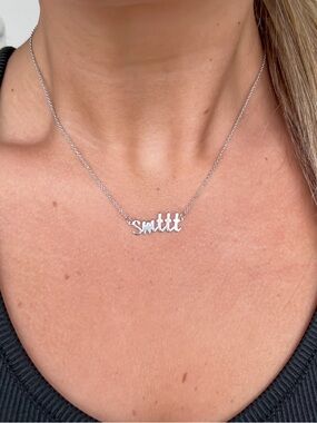 New Carter’s SMTTT Sterling Silver Necklace